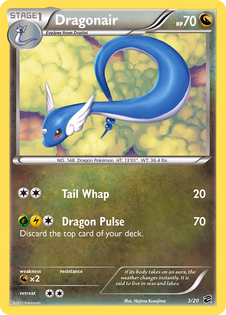Dragonair 3/20 Pokemon card