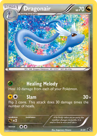 Dragonair 4/20 Pokemon card