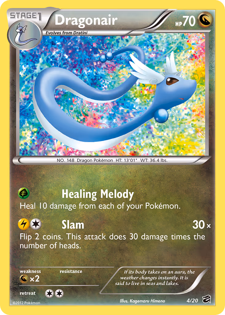Dragonair 4/20 Pokemon card