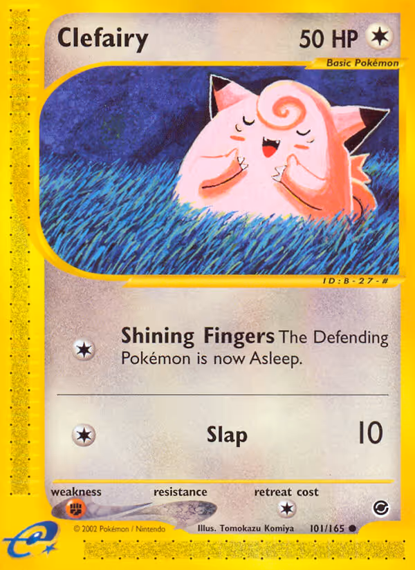 Clefairy 101/165 Pokemon card