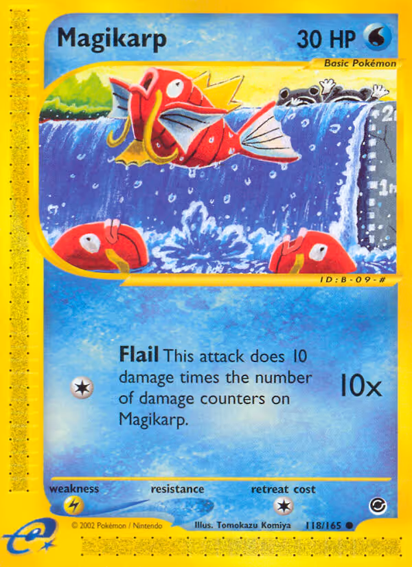 Magikarp 118/165 Pokemon card