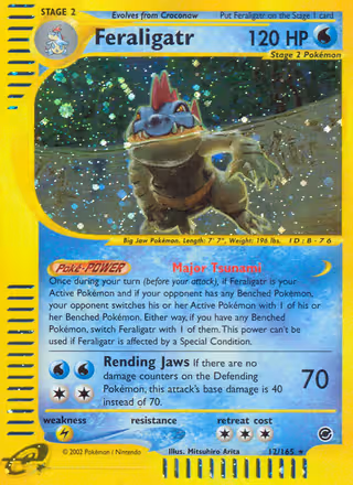 Feraligatr 12/165 Pokemon card