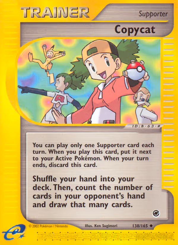 Copycat 138/165 Pokemon card