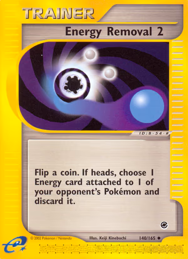 Energy Removal 2 140/165 Pokemon card