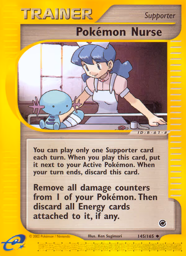 Pokémon Nurse 145/165 Pokemon card
