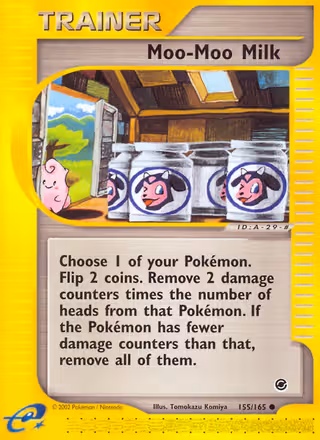 Moo-Moo Milk 155/165 Pokemon card