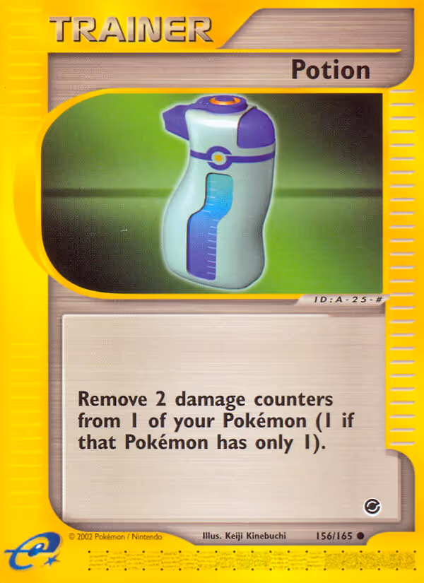 Potion 156/165 Pokemon card