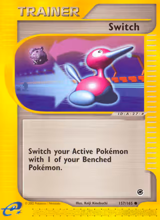 Switch 157/165 Pokemon card