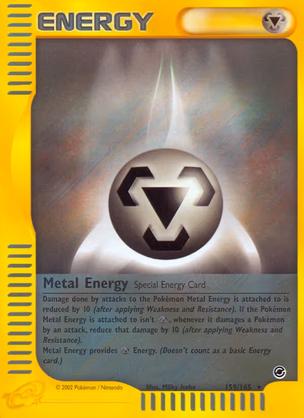 Metal Energy 159/165 Pokemon card