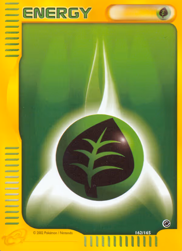 Grass Energy 162/165 Pokemon card
