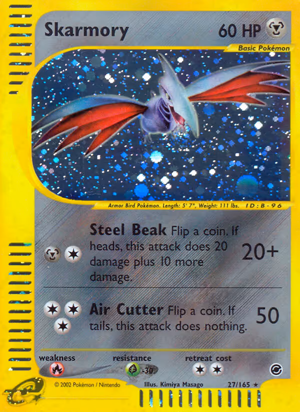 Skarmory 27/165 Pokemon card
