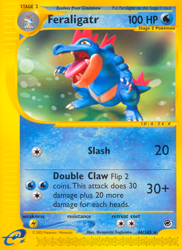 Feraligatr 46/165 Pokemon card