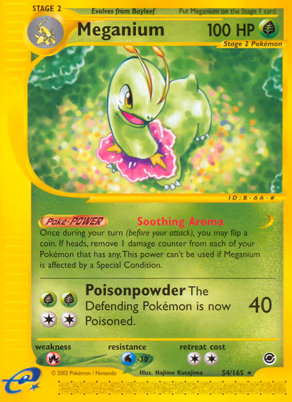 Meganium 54/165 Pokemon card