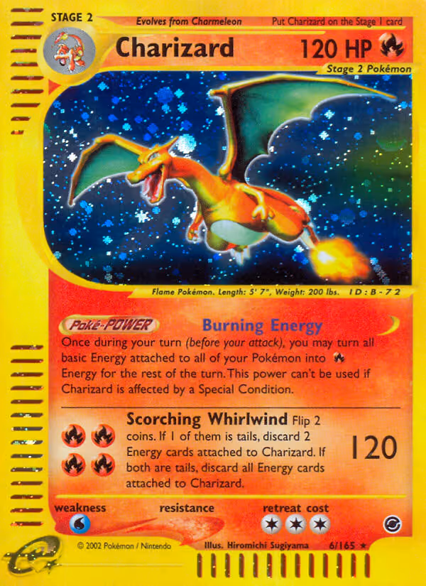 Charizard 6/165 Pokemon card