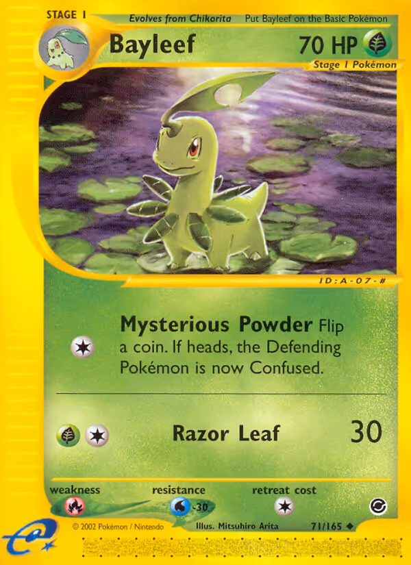 Bayleef 71/165 Pokemon card