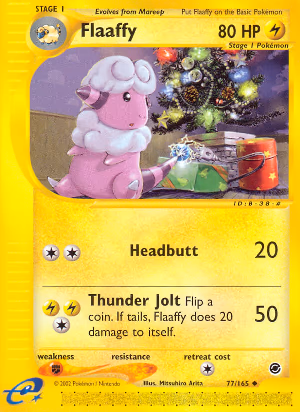 Flaaffy 77/165 Pokemon card