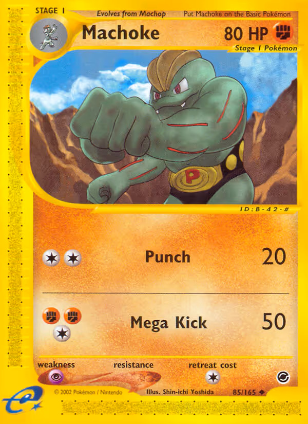 Machoke 85/165 Pokemon card