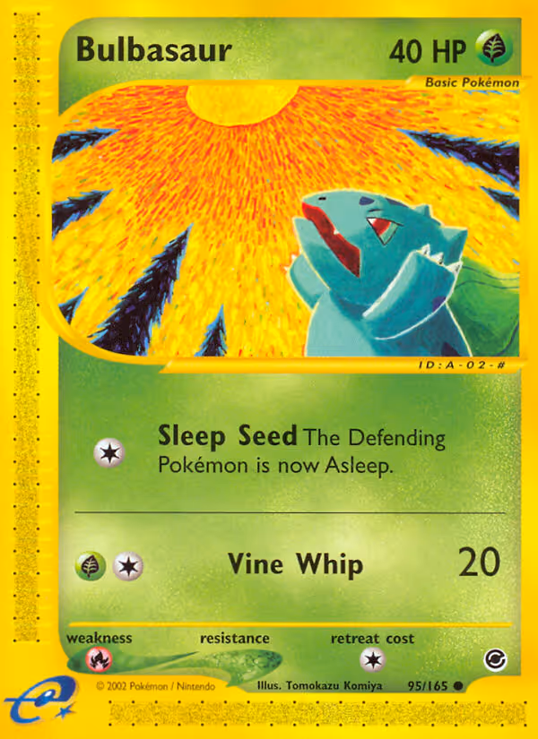 Bulbasaur 95/165 Pokemon card