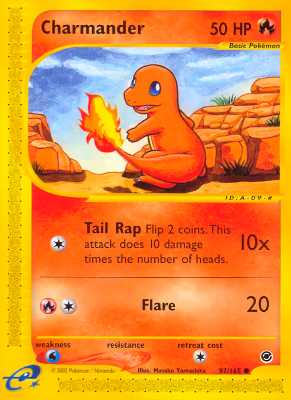 Charmander 97/165 Pokemon card