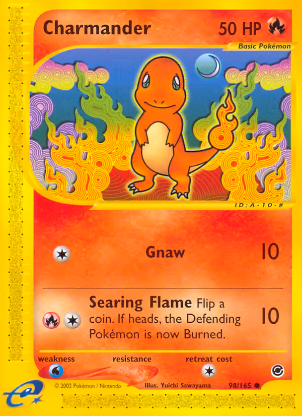 Charmander 98/165 Pokemon card