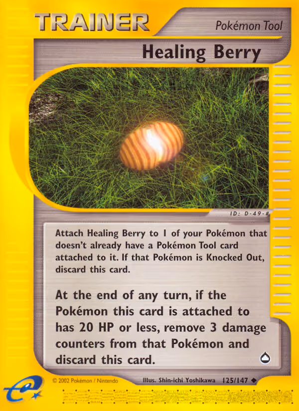 Healing Berry 125/147 Pokemon card