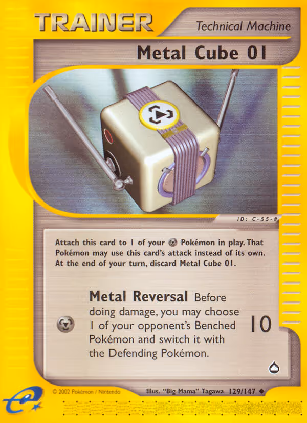 Metal Cube 01 129/147 Pokemon card