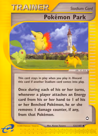 Pokémon Park 131/147 Pokemon card