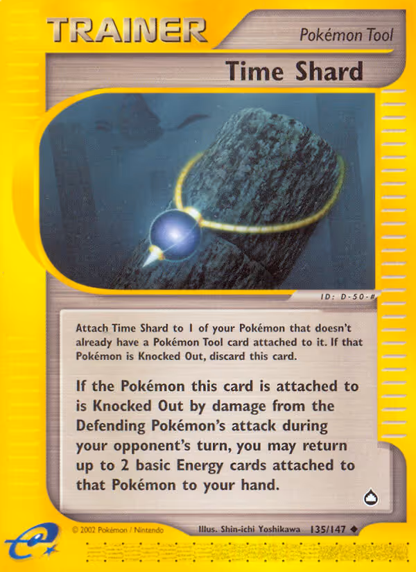 Time Shard 135/147 Pokemon card