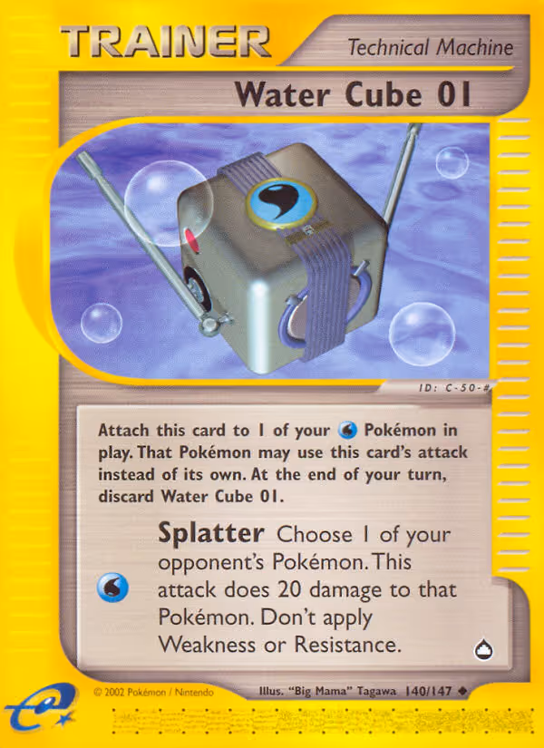 Water Cube 01 140/147 Pokemon card