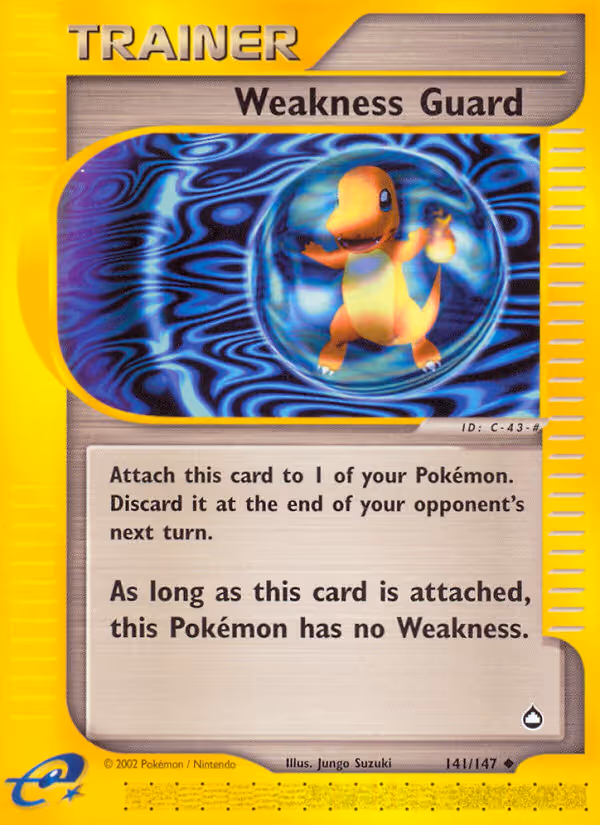 Weakness Guard 141/147 Pokemon card