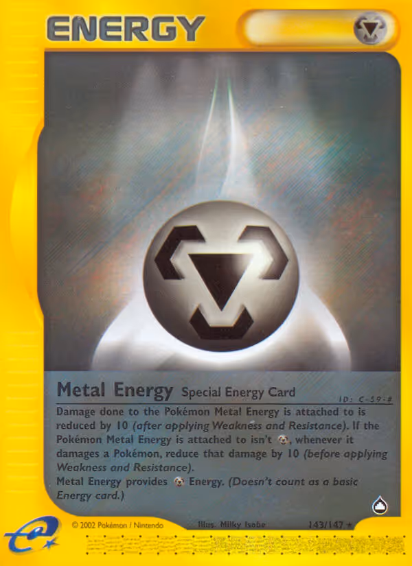 Metal Energy 143/147 Pokemon card