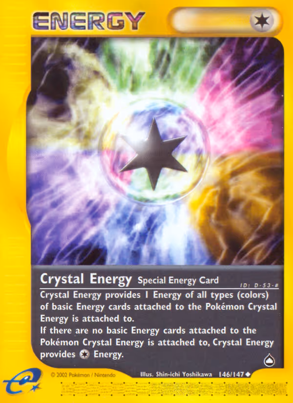 Crystal Energy 146/147 Pokemon card