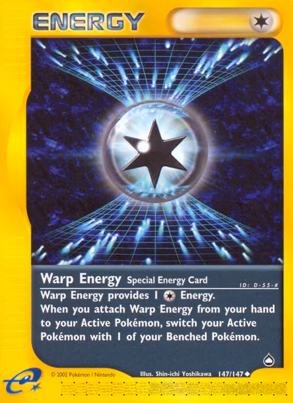 Warp Energy 147/147 Pokemon card