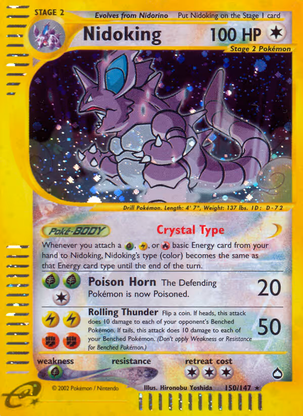 Nidoking 150/147 Pokemon card