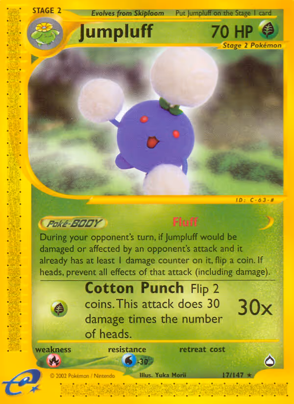 Jumpluff 17/147 Pokemon card