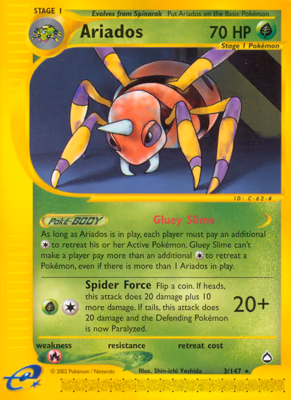 Ariados 3/147 Pokemon card