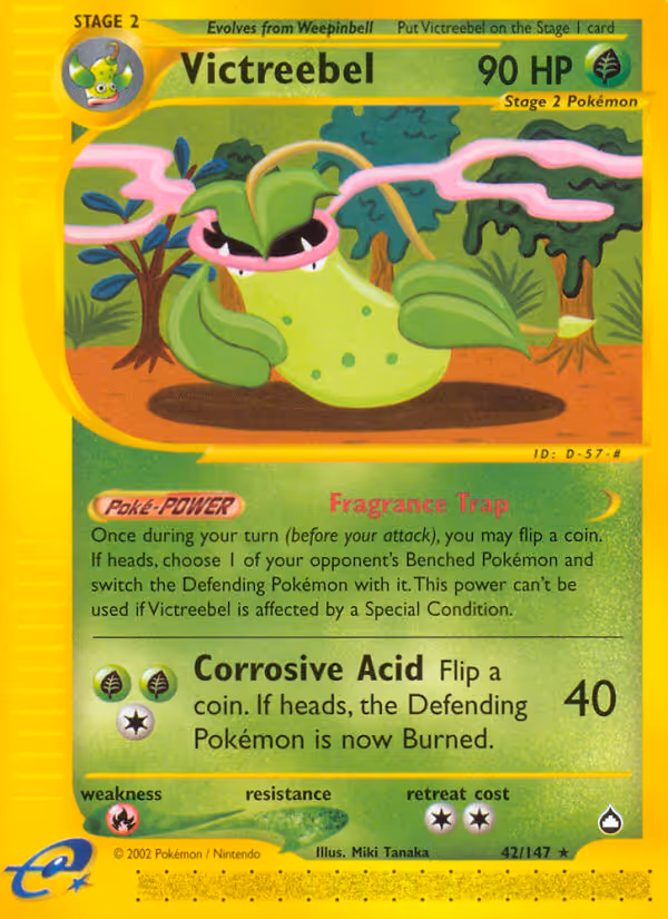 Victreebel 42/147 Pokemon card