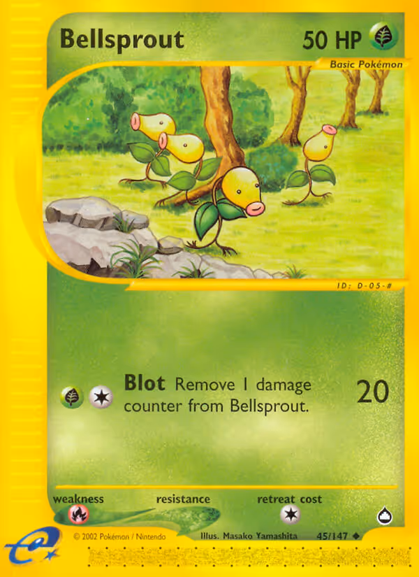 Bellsprout 45/147 Pokemon card