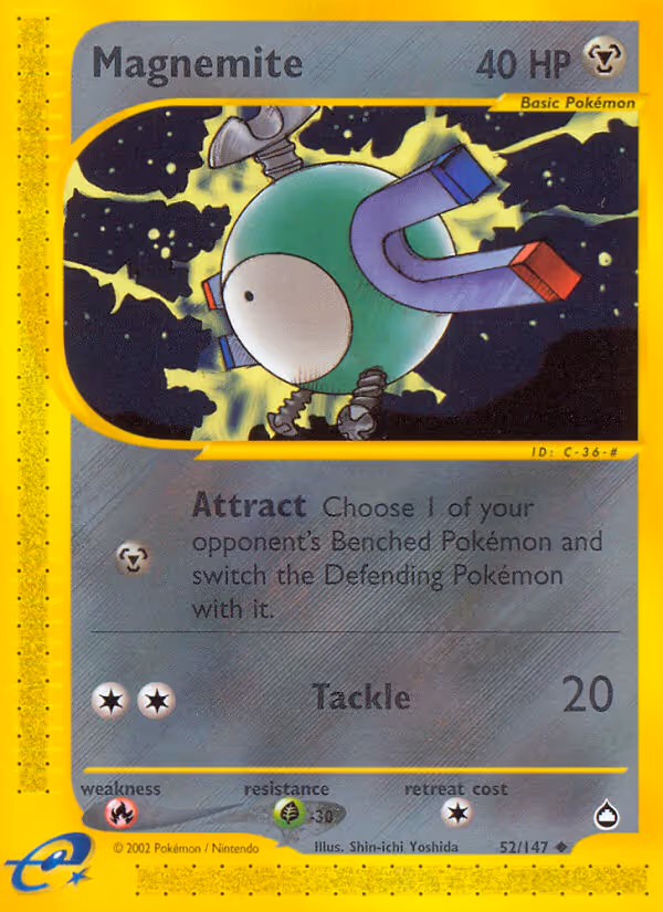 Magnemite 52/147 Pokemon card