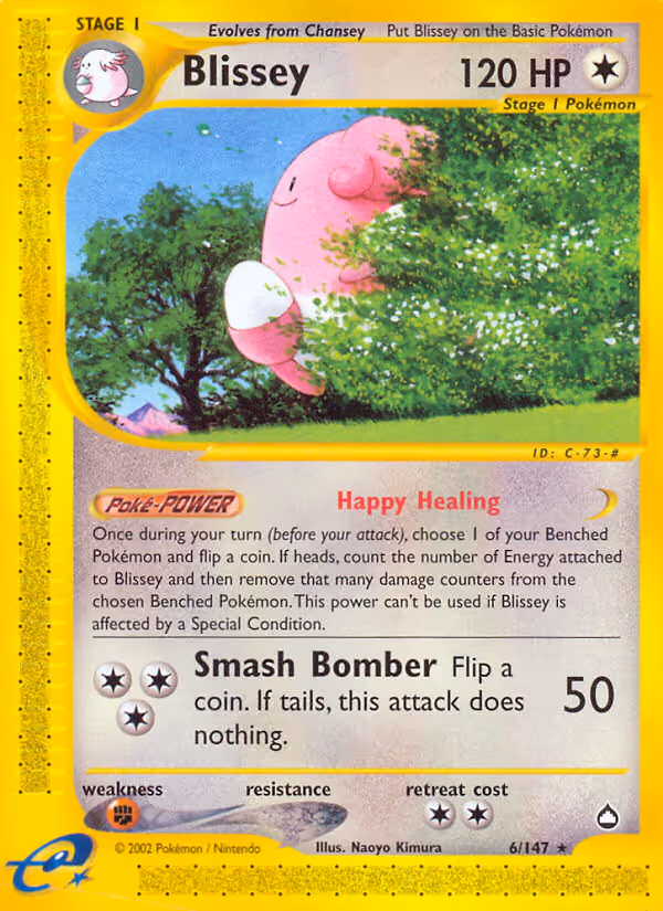 Blissey 6/147 Pokemon card