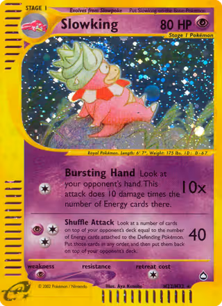 Slowking H22 Pokemon card