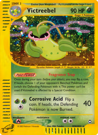 Victreebel H30 Pokemon card