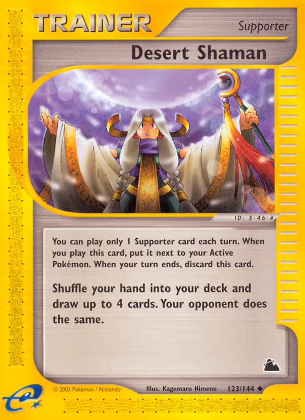 Desert Shaman 123/144 Pokemon card