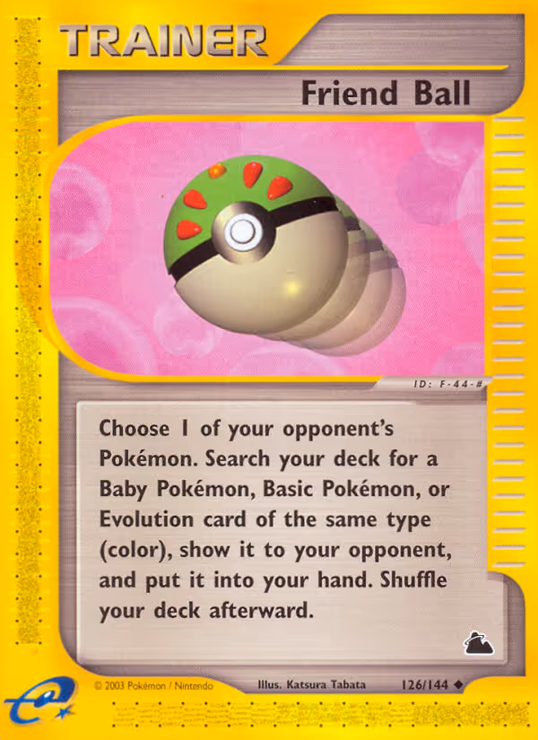 Friend Ball 126/144 Pokemon card