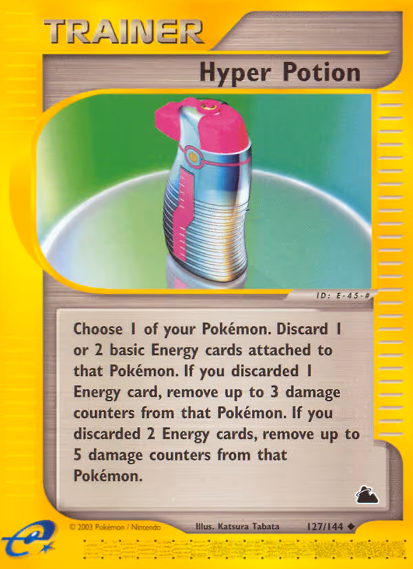 Hyper Potion 127/144 Pokemon card