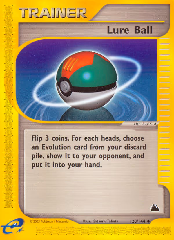 Lure Ball 128/144 Pokemon card