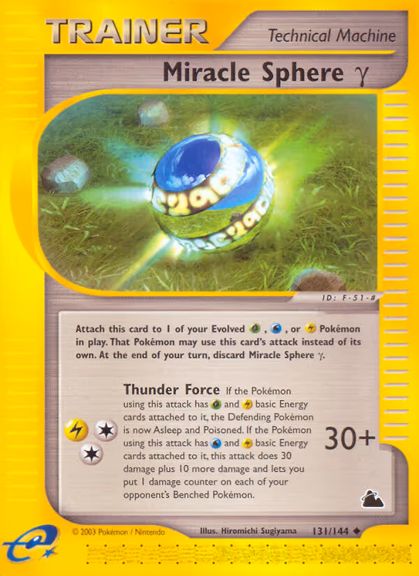 Miracle Sphere Gamma 131/144 Pokemon card