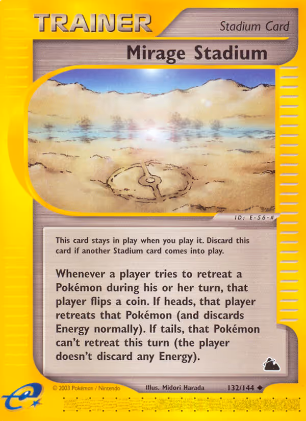 Mirage Stadium 132/144 Pokemon card