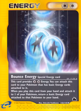 Bounce Energy 142/144 Pokemon card