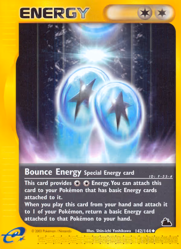 Bounce Energy 142/144 Pokemon card